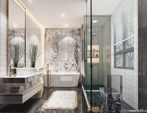 01-卫生间模型/洗手间效果图/3D模型/无水印模型/卫生间3D模型