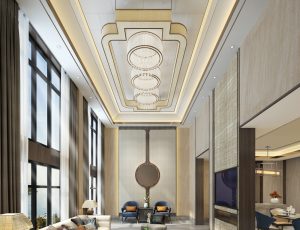 594-客厅模型/客餐厅/会客厅/起居室/3D模型