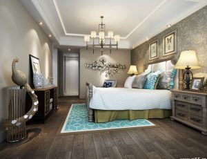 171-卧室/父母房/次卧模型/卧室效果图/3D模型