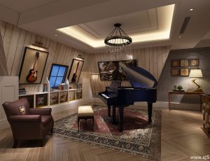 114-娱乐/茶室/影音室模型/影音室效果图/3D模型/茶室模型/娱乐室3D模型
