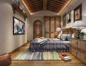 182-卧室/父母房/次卧模型/卧室效果图/3D模型