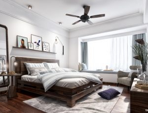 48-卧室/父母房/次卧模型/卧室效果图/3D模型