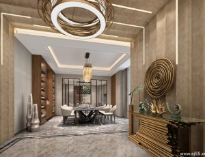 141-餐厅模型/中餐厅/西餐厅/餐吧台/3D模型