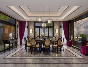 72-餐厅模型/中餐厅/西餐厅/餐吧台/3D模型