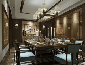 22-餐厅模型/中餐厅/西餐厅/餐吧台/3D模型