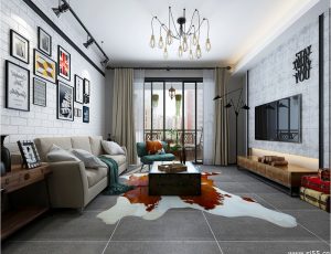 323-客厅模型/客餐厅/会客厅/起居室/3D模型