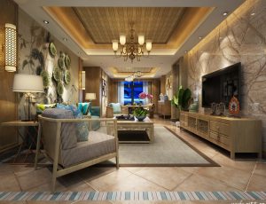 188-客厅模型/客餐厅/会客厅/起居室/3D模型