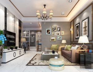 178-客厅模型/客餐厅/会客厅/起居室/3D模型