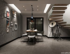 341-客厅模型/客餐厅/会客厅/起居室/3D模型