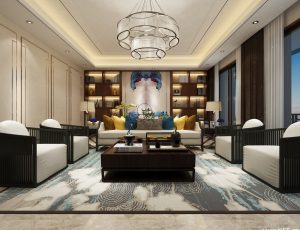 228-客厅模型/客餐厅/会客厅/起居室/3D模型