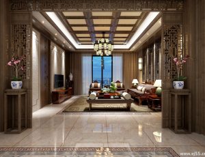 40-客厅模型/客餐厅/会客厅/起居室/3D模型