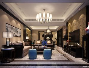 150-客厅模型/客餐厅/会客厅/起居室/3D模型