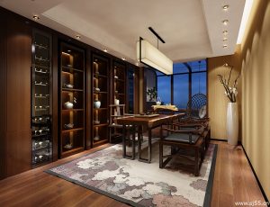 101-娱乐/茶室/影音室模型/影音室效果图/3D模型/茶室模型/娱乐室3D模型