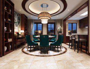 84-餐厅模型/中餐厅/西餐厅/餐吧台/3D模型