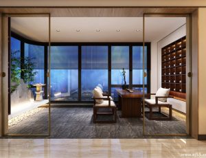 16-娱乐/茶室/影音室模型/影音室效果图/3D模型/茶室模型/娱乐室3D模型