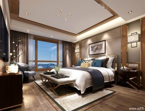 241-卧室/父母房/次卧模型/卧室效果图/3D模型