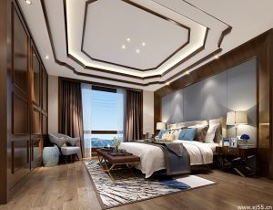 242-卧室/父母房/次卧模型/卧室效果图/3D模型