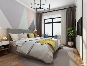 97-卧室/父母房/次卧模型/卧室效果图/3D模型