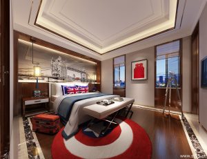 66-儿童房模型/儿童房效果图/3D模型/无水印模型/小孩房3D模型