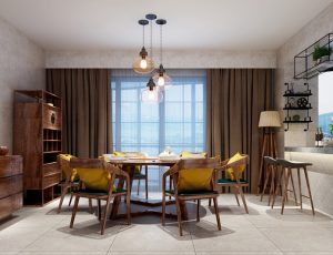 81-餐厅模型/中餐厅/西餐厅/餐吧台/3D模型