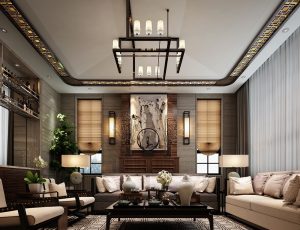 113-客厅模型/客餐厅/会客厅/起居室/3D模型