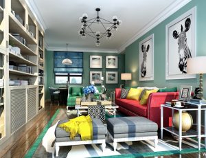 115-客厅模型/客餐厅/会客厅/起居室/3D模型