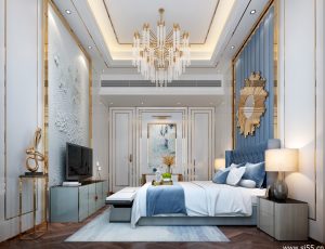 04-卧室/父母房/次卧模型/卧室效果图/3D模型