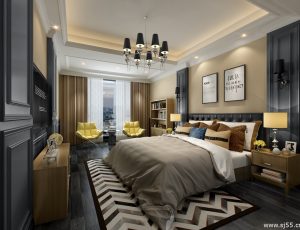 35-卧室/父母房/次卧模型/卧室效果图/3D模型