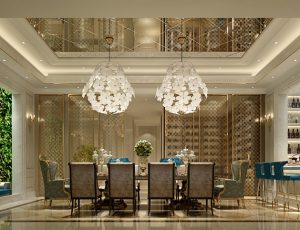 24-餐厅模型/中餐厅/西餐厅/餐吧台/3D模型