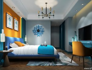 45-卧室/父母房/次卧模型/卧室效果图/3D模型