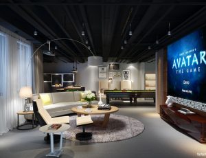 25-娱乐/茶室/影音室模型/影音室效果图/3D模型/茶室模型/娱乐室3D模型