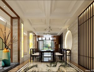 279-客厅模型/客餐厅/会客厅/起居室/3D模型