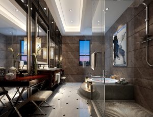 90-卫生间模型/洗手间效果图/3D模型/无水印模型/卫生间3D模型