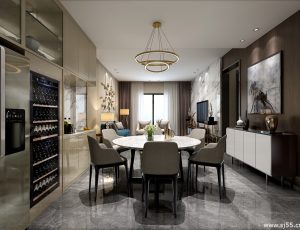 92-餐厅模型/中餐厅/西餐厅/餐吧台/3D模型