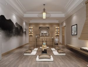 46-书房模型/读书房效果图/3D模型/无水印模型/书房3D模型