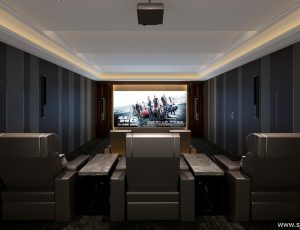 77-娱乐/茶室/影音室模型/影音室效果图/3D模型/茶室模型/娱乐室3D模型