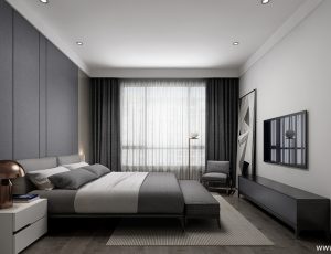 111-卧室/父母房/次卧模型/卧室效果图/3D模型