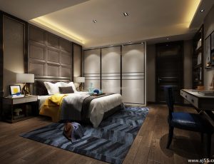 174-卧室/父母房/次卧模型/卧室效果图/3D模型