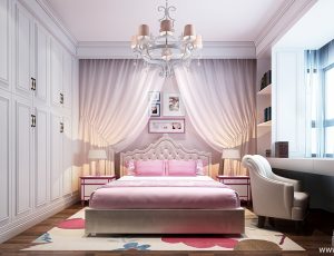 19-儿童房模型/儿童房效果图/3D模型/无水印模型/小孩房3D模型