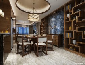 69-餐厅模型/中餐厅/西餐厅/餐吧台/3D模型