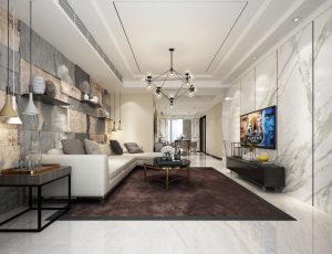 215-客厅模型/客餐厅/会客厅/起居室/3D模型