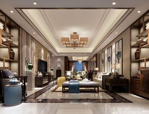 611-客厅模型/客餐厅/会客厅/起居室/3D模型