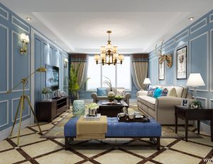 45-客厅模型/客餐厅/会客厅/起居室/3D模型