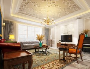 129-客厅模型/客餐厅/会客厅/起居室/3D模型