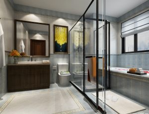 66-卫生间模型/洗手间效果图/3D模型/无水印模型/卫生间3D模型