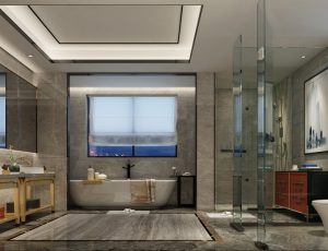 16-卫生间模型/洗手间效果图/3D模型/无水印模型/卫生间3D模型