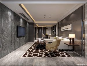 63-客厅模型/客餐厅/会客厅/起居室/3D模型