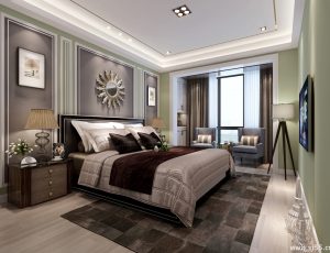 125-卧室/父母房/次卧模型/卧室效果图/3D模型