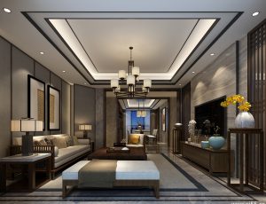 305-客厅模型/客餐厅/会客厅/起居室/3D模型