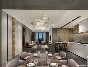 474-客厅模型/客餐厅/会客厅/起居室/3D模型